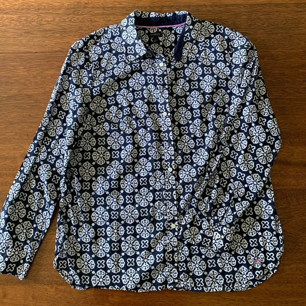 NWOT Talbots Women's Cotton LS shirt, size Large